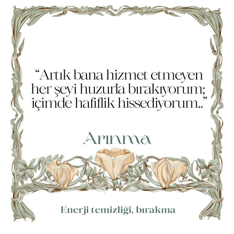 Arınma - Ritüel Çiçek Seti