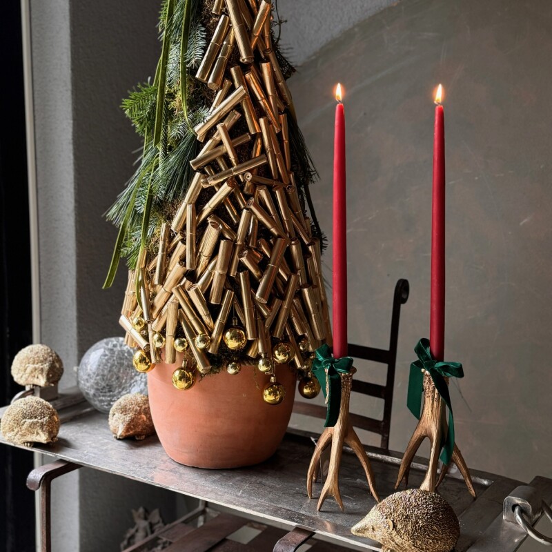 2'Lİ BOYNUZ ŞAMDAN MUMLUK