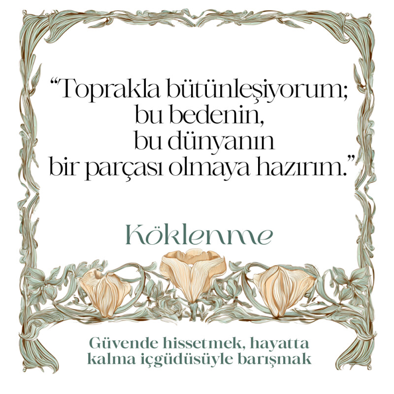 Köklenme - Ritüel çiçek Seti