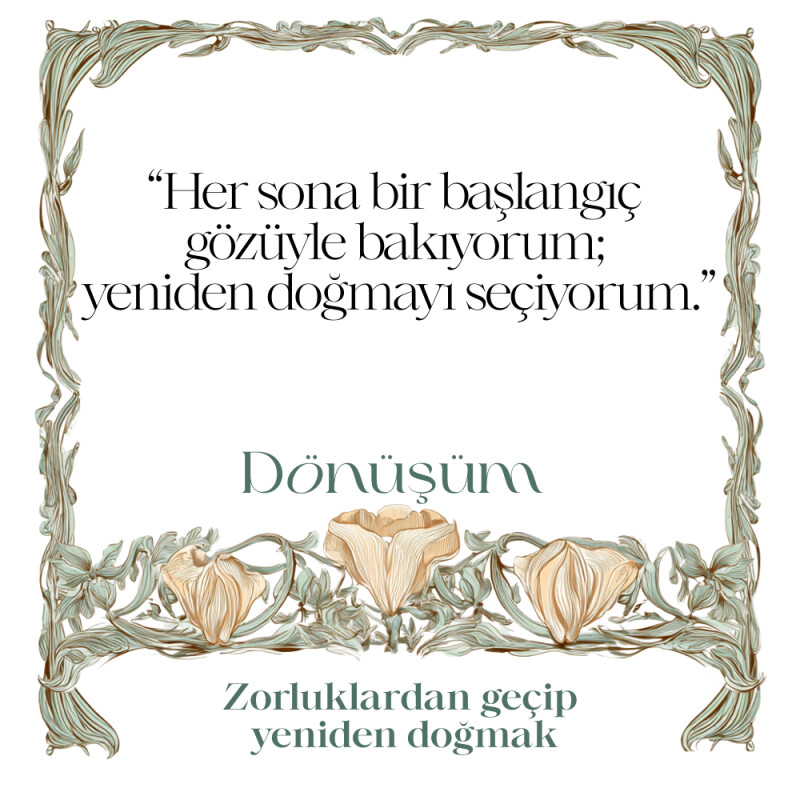 Dönüşüm - Ritüel Çiçek seti