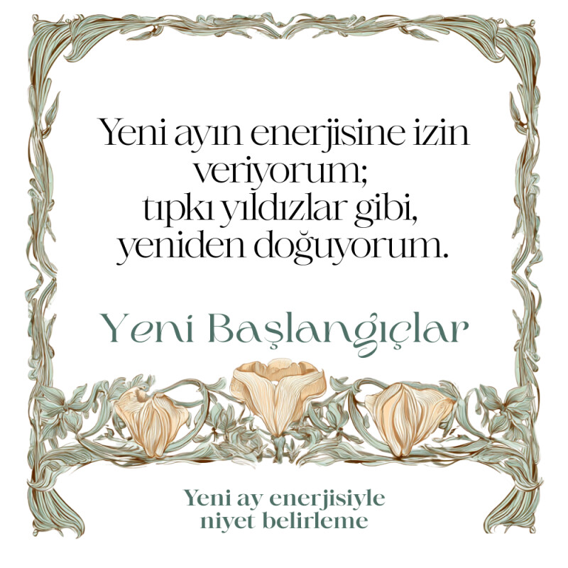 Yeni Başlangıçlar - Ritüel Çiçek Seti